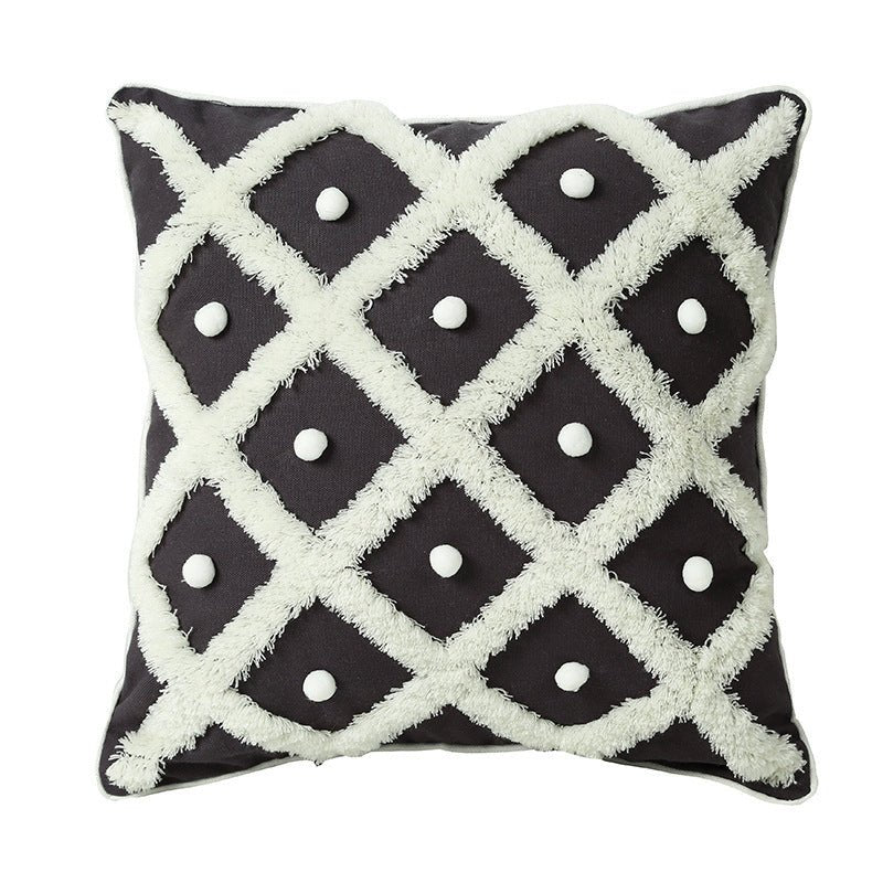 Tufted Moroccan Pillow Case - AmiraMart