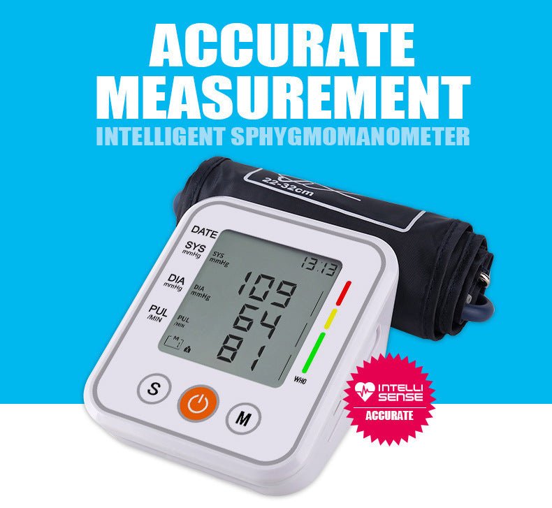 Upper Arm Home Electronic Blood Pressure Monitor - AmiraMart