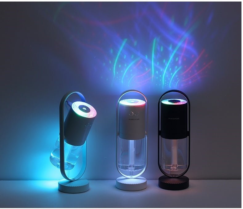 USB Air Humidifier – Projection Night Light & Purifier - AmiraMart