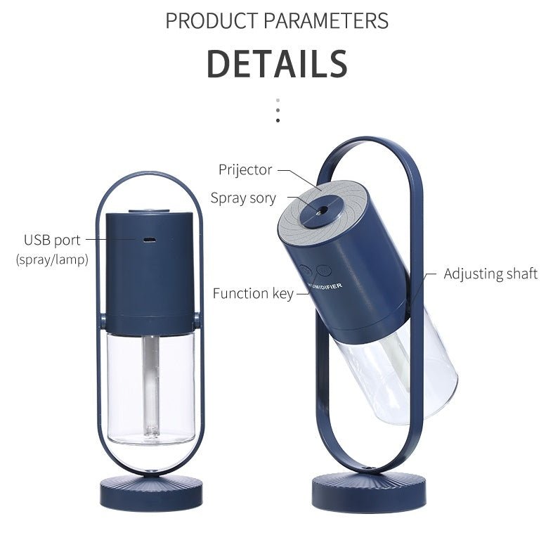 USB Air Humidifier – Projection Night Light & Purifier - AmiraMart