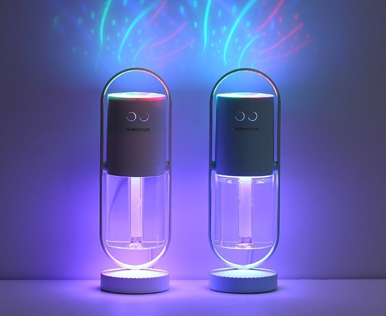 USB Air Humidifier – Projection Night Light & Purifier - AmiraMart