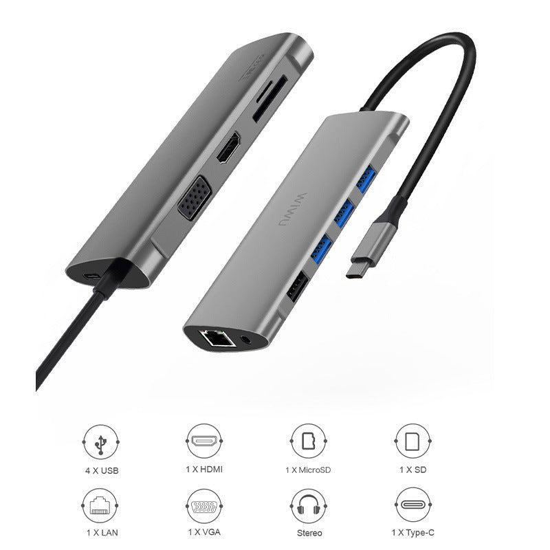 USB - C Hub with HDMI, USB 3.0 – Multi - Port Adapter & Splitter - AmiraMart