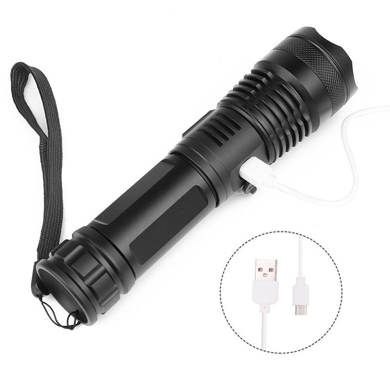 USB Charging Zoom P50 Flashlight - AmiraMart