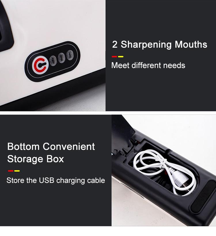 USB Rechargeable Electric Knife Sharpener - AmiraMart