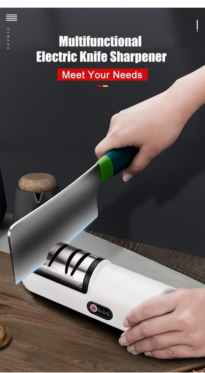 USB Rechargeable Electric Knife Sharpener - AmiraMart
