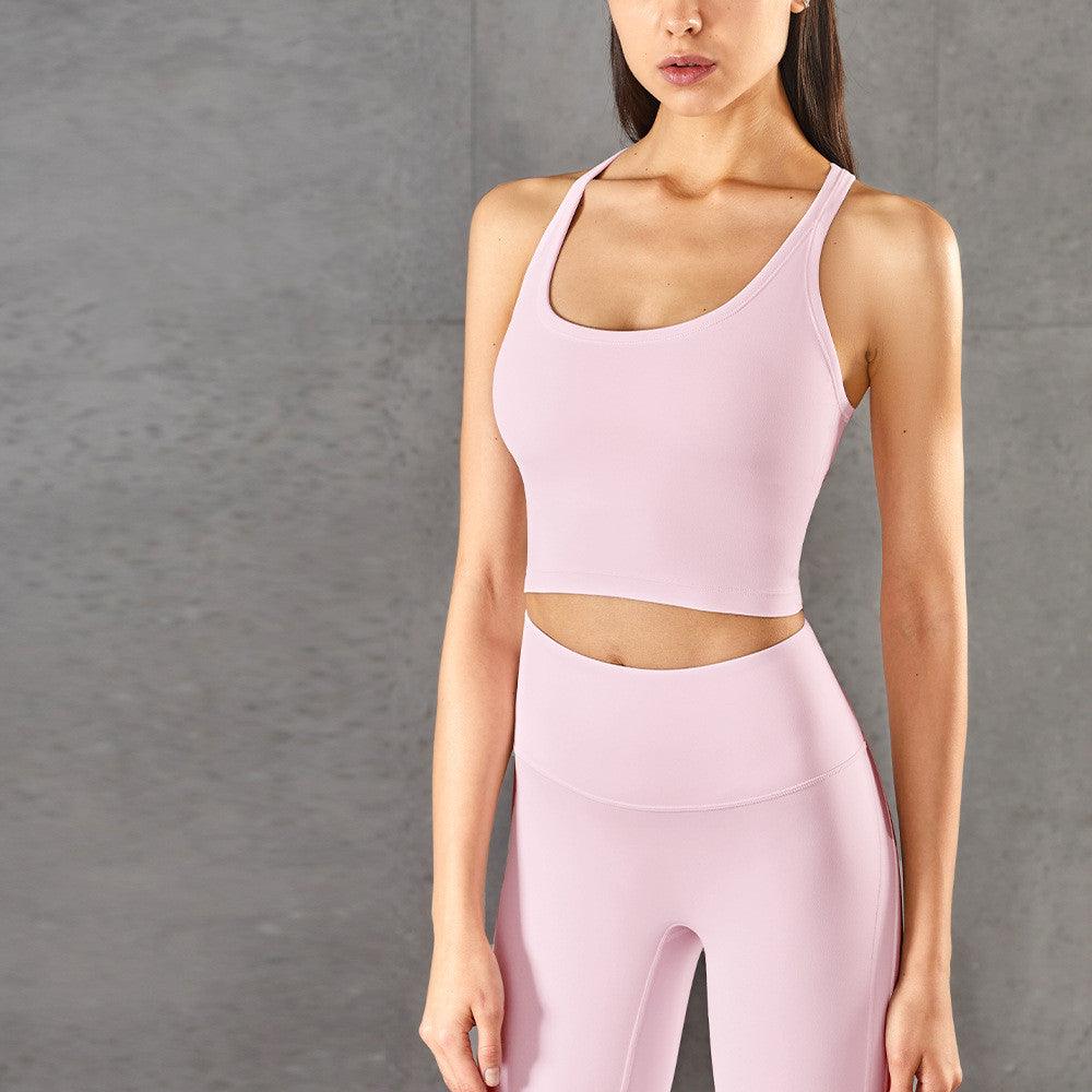 V Neck Fitness Underwear Fashion Yoga Vest - AmiraMart