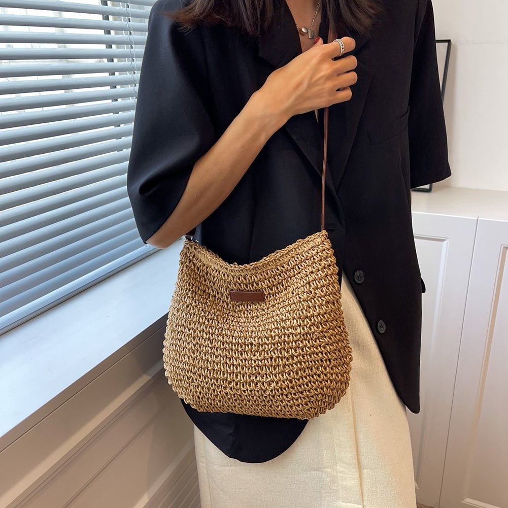 Vacation Straw Tote Bag – Niche Design & Stylish - AmiraMart