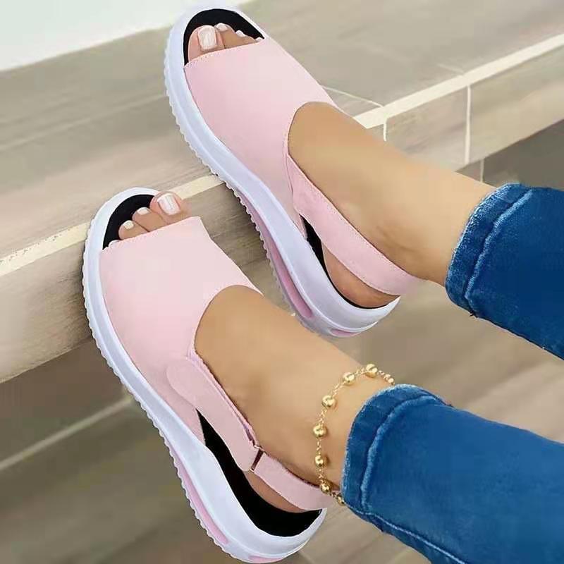 Velcro Casual Summer Women Sandals - AmiraMart
