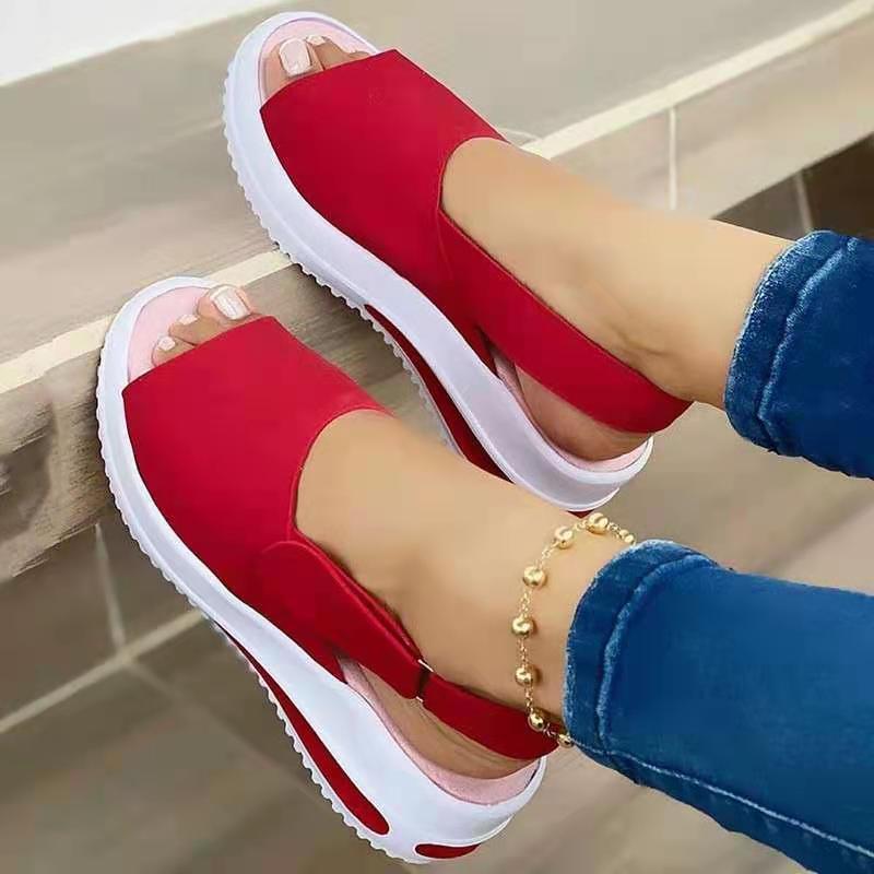 Velcro Casual Summer Women Sandals - AmiraMart