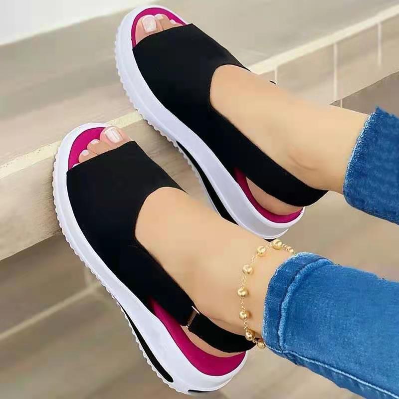 Velcro Casual Summer Women Sandals - AmiraMart