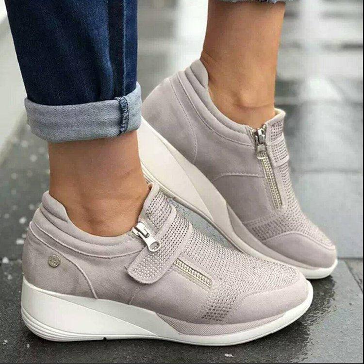 Velcro Single Shoes Mary Jane Women's Style - AmiraMart