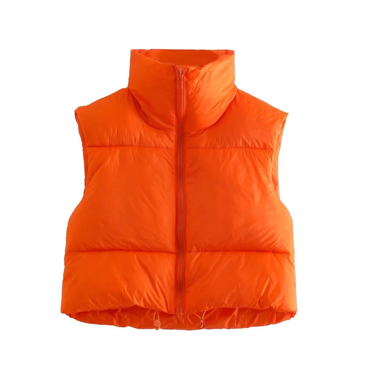 Vest Loose And Slim Solid Color Sleeveless - AmiraMart