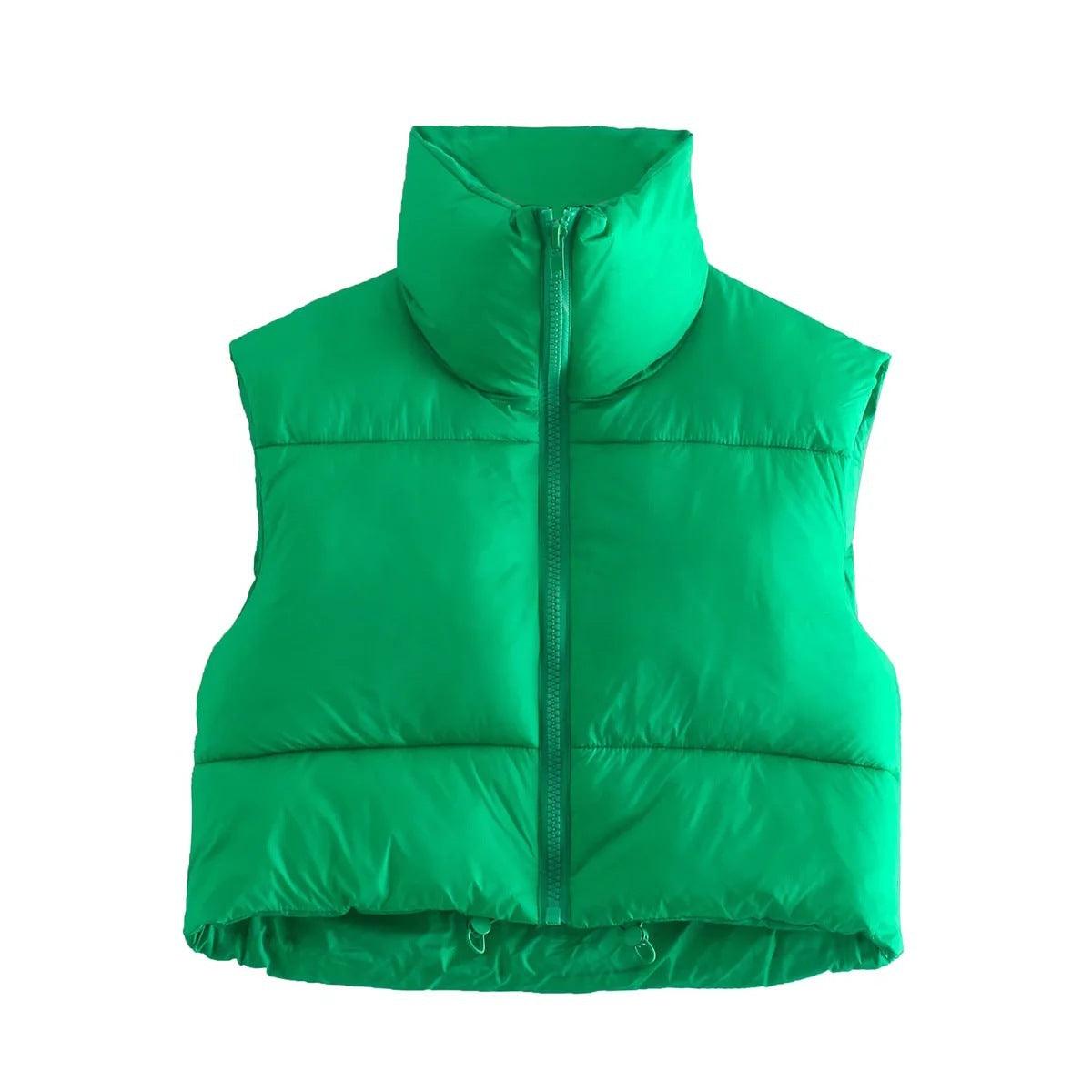 Vest Loose And Slim Solid Color Sleeveless - AmiraMart