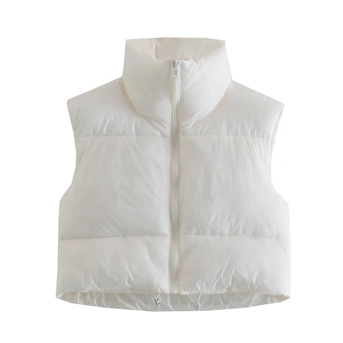 Vest Loose And Slim Solid Color Sleeveless - AmiraMart