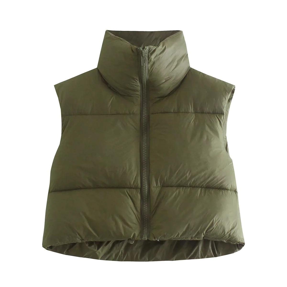Vest Loose And Slim Solid Color Sleeveless - AmiraMart