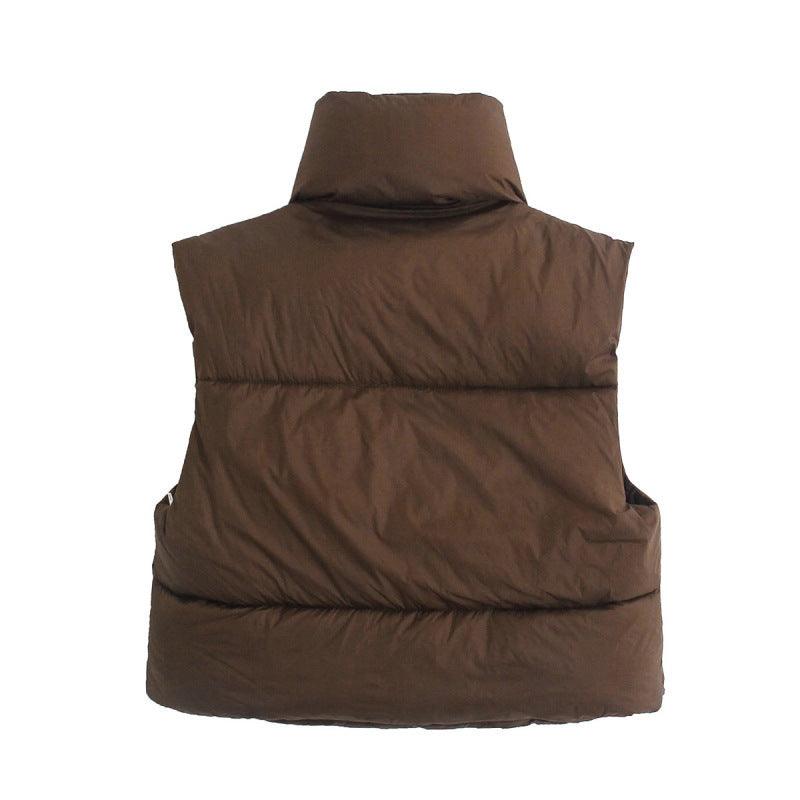 Vest Loose And Slim Solid Color Sleeveless - AmiraMart
