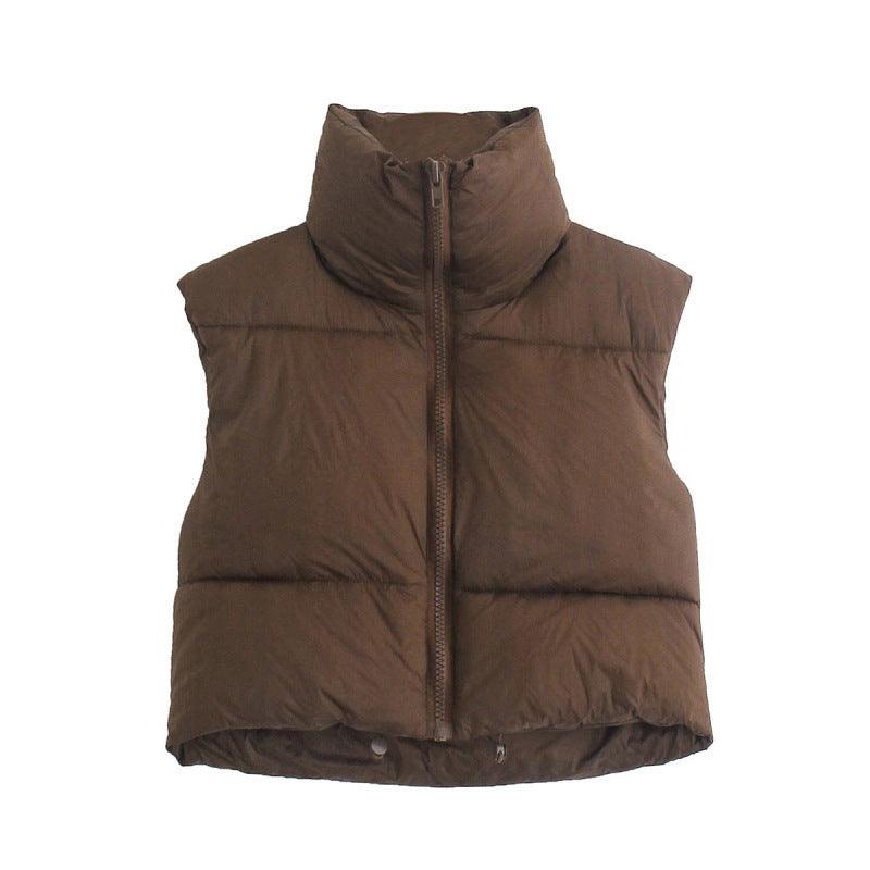 Vest Loose And Slim Solid Color Sleeveless - AmiraMart