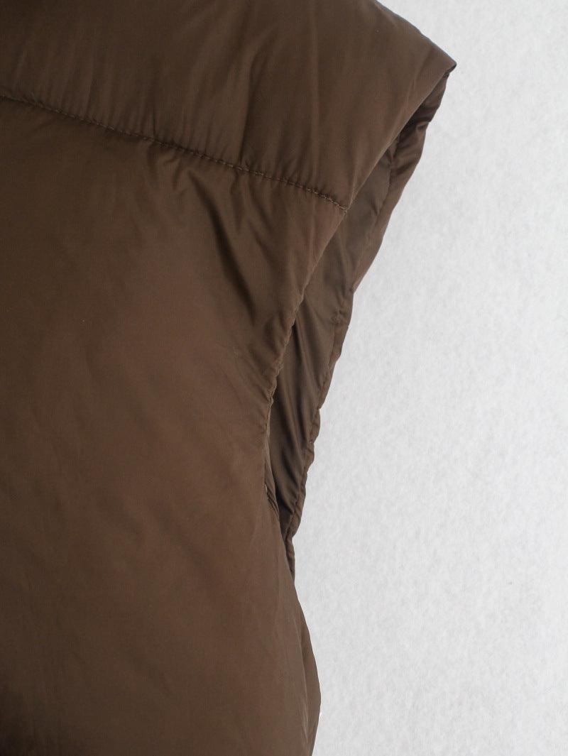 Vest Loose And Slim Solid Color Sleeveless - AmiraMart
