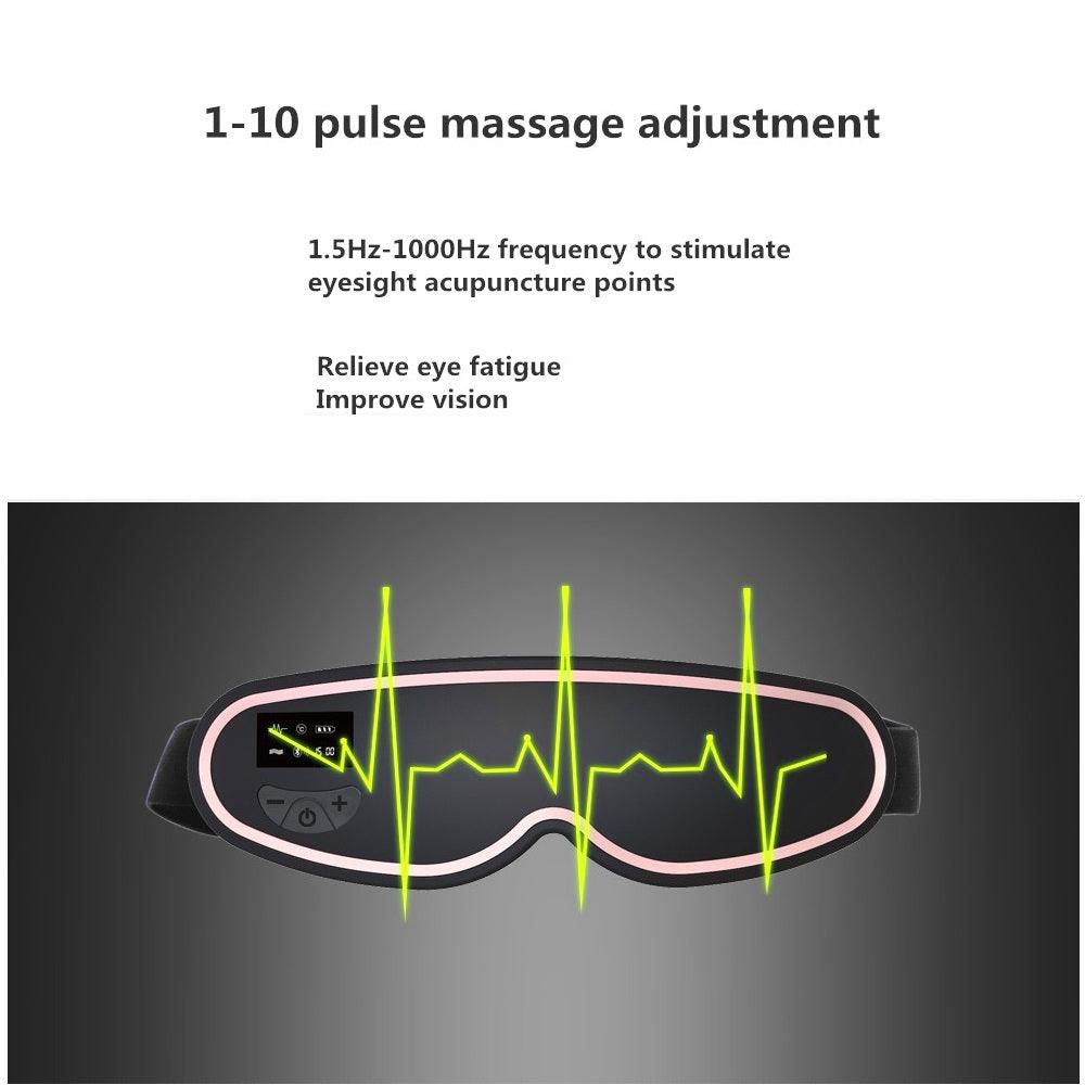 Vibrating Eye Massage 3D Green Light Eye Massager - AmiraMart