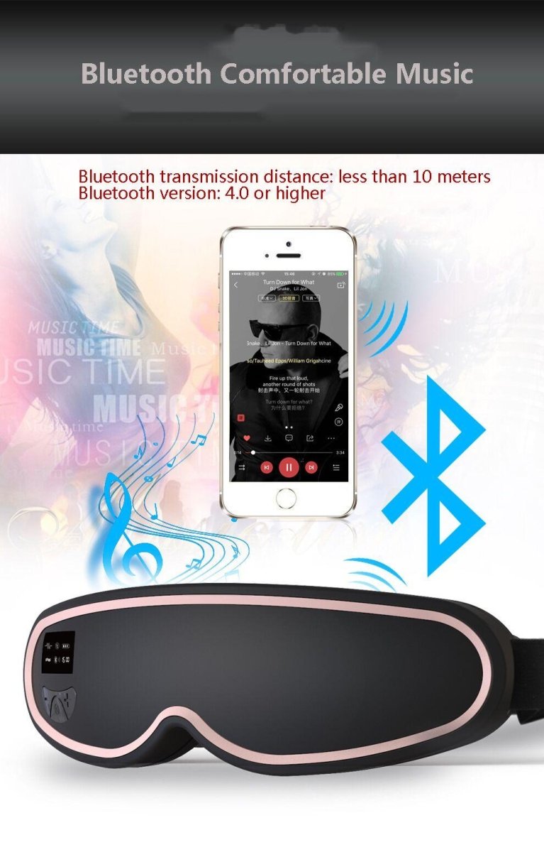 Vibrating Eye Massage 3D Green Light Eye Massager - AmiraMart