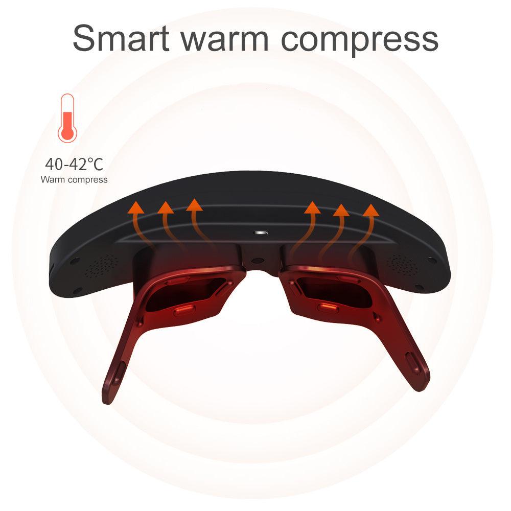 Vibrating Eye Massage 3D Green Light Eye Massager - AmiraMart