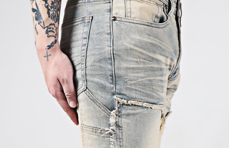 Vintage Elastic High Street Flare Jeans - AmiraMart