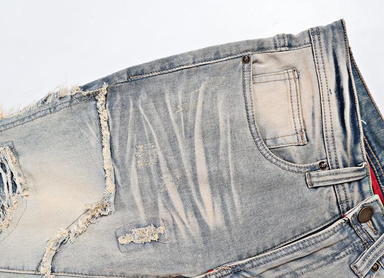 Vintage Elastic High Street Flare Jeans - AmiraMart