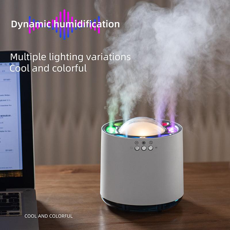 Voice Control Colorful Led Lamp Humidifier - AmiraMart