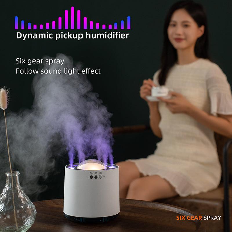 Voice Control Colorful Led Lamp Humidifier - AmiraMart