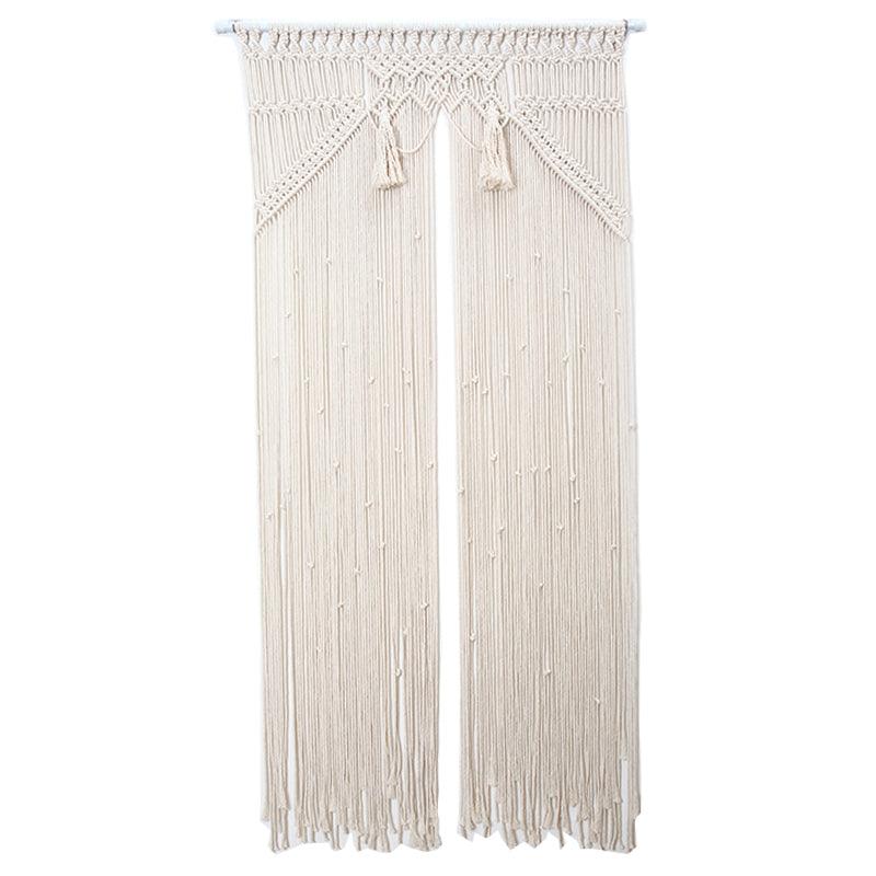 Wall Hanging Macrame Curtain Bohemian Hand Woven - AmiraMart