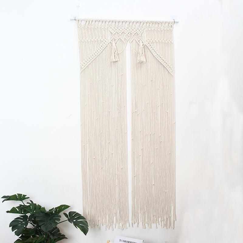Wall Hanging Macrame Curtain Bohemian Hand Woven - AmiraMart