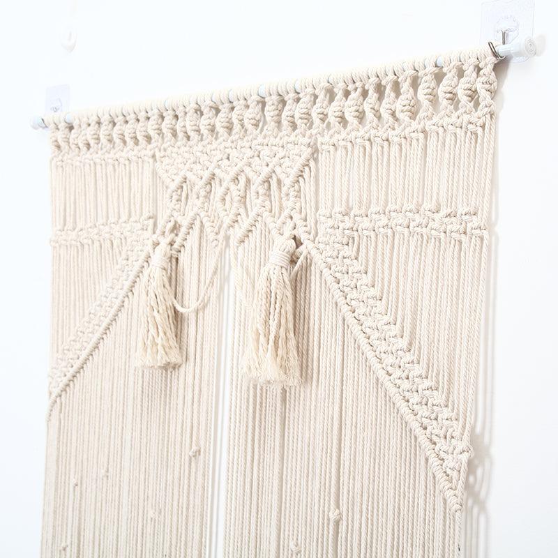 Wall Hanging Macrame Curtain Bohemian Hand Woven - AmiraMart