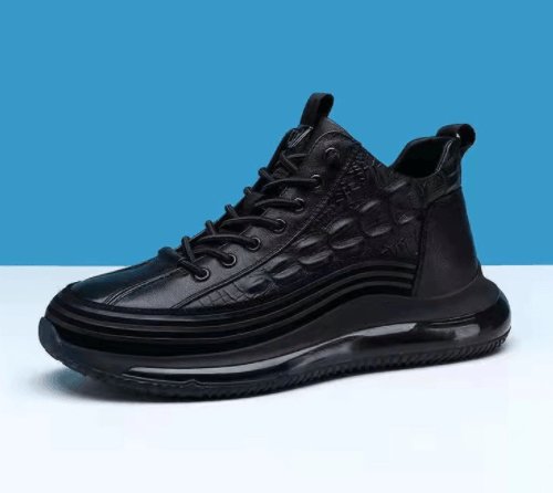 Pattern Elastic Band Trend Men's Shoes - AmiraMart