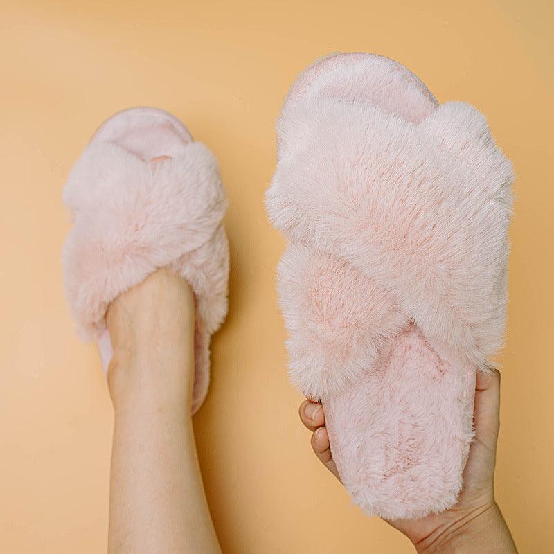 Warm Fluffy Slippers - AmiraMart