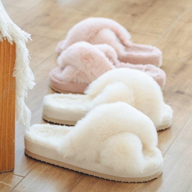 Warm Fluffy Slippers - AmiraMart