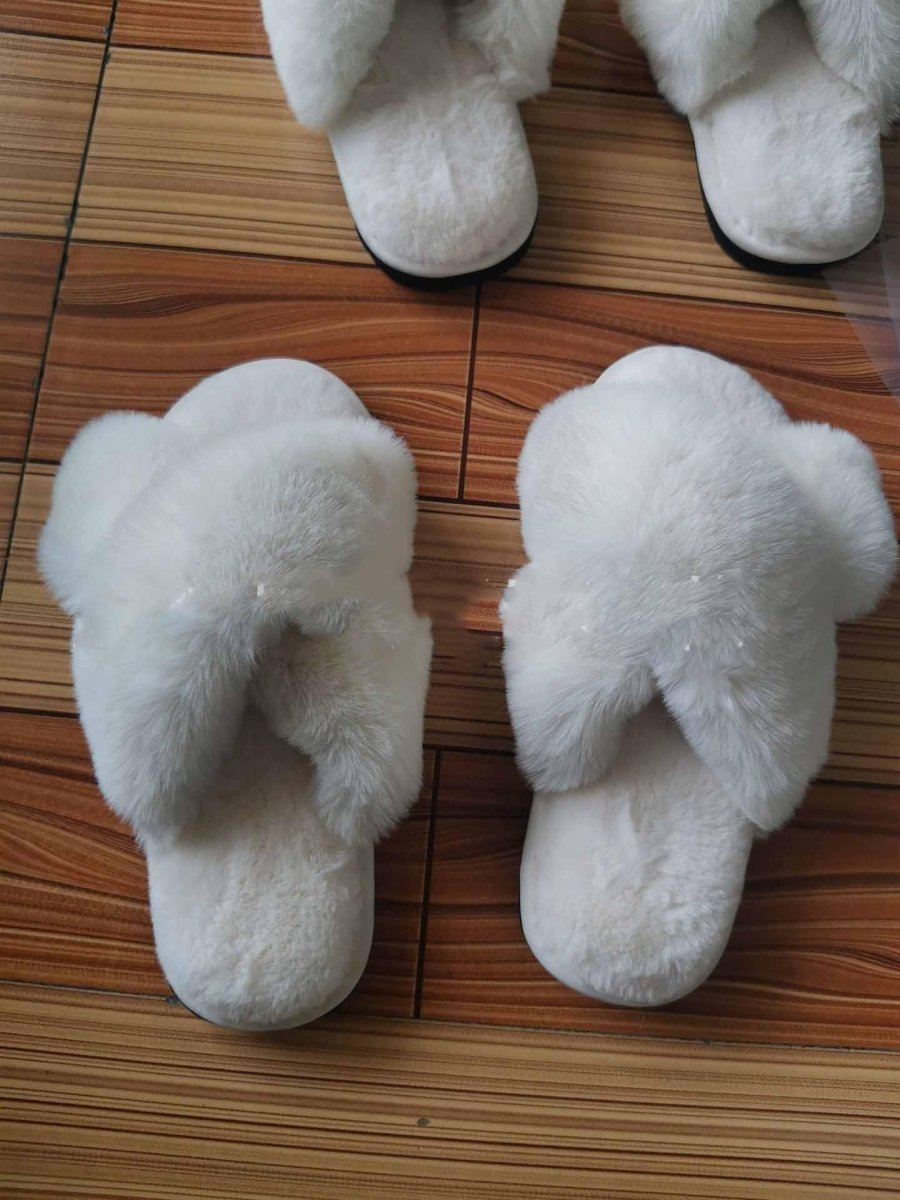 Warm Fluffy Slippers - AmiraMart
