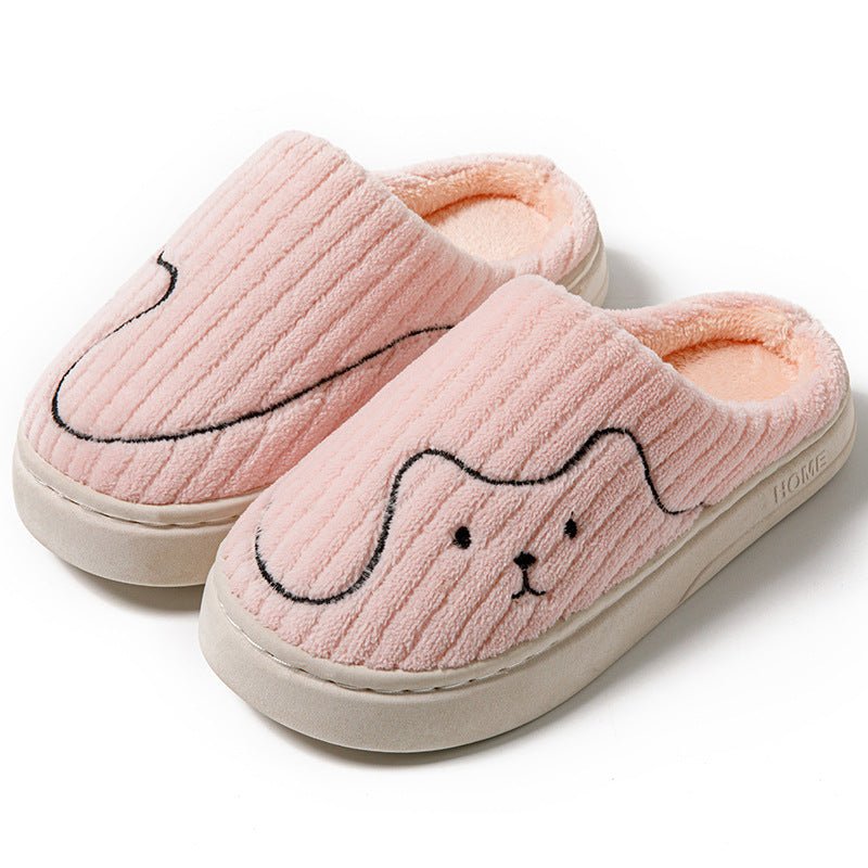 Warm Plush Slippers - AmiraMart