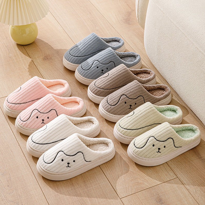 Warm Plush Slippers - AmiraMart