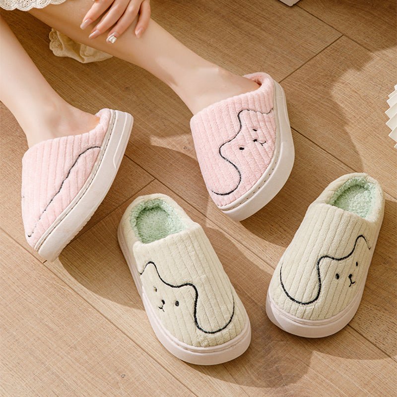 Warm Plush Slippers - AmiraMart