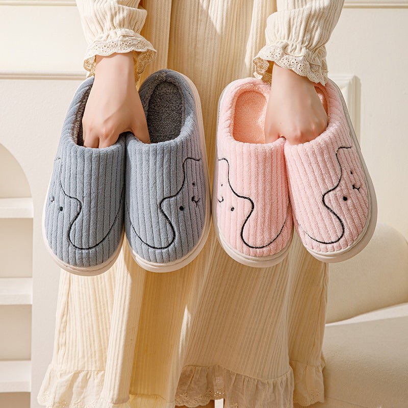 Warm Plush Slippers - AmiraMart