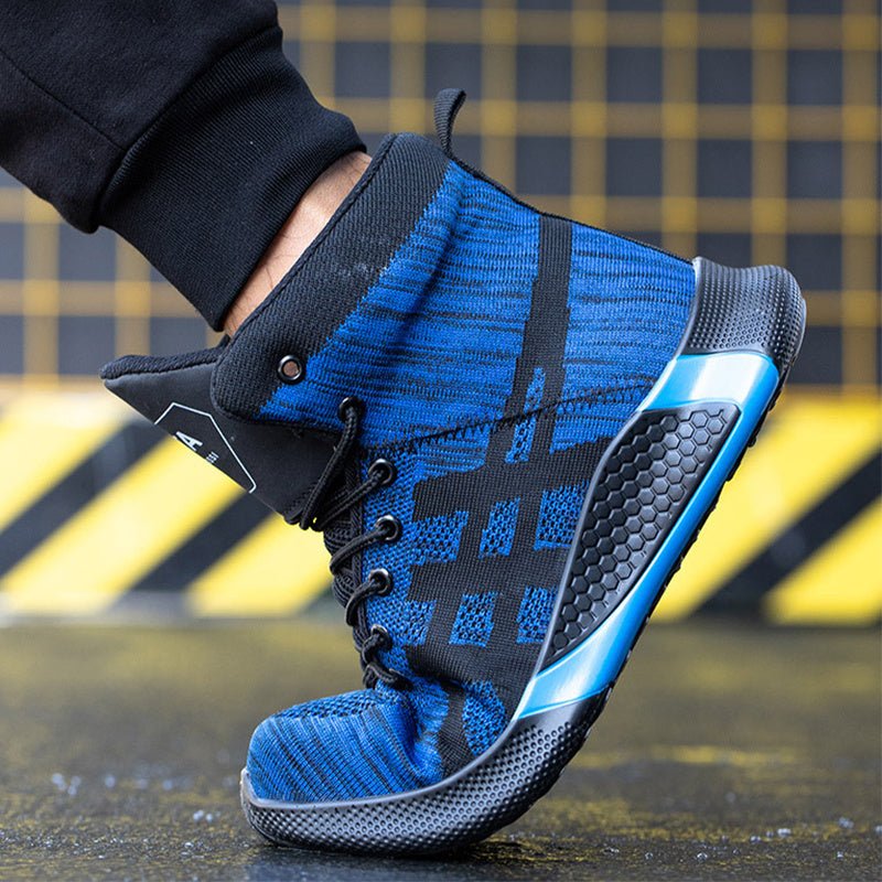 Warm Thickened Breathable Lace - up Safety Shoes - AmiraMart
