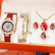 Red Flower Disk Set