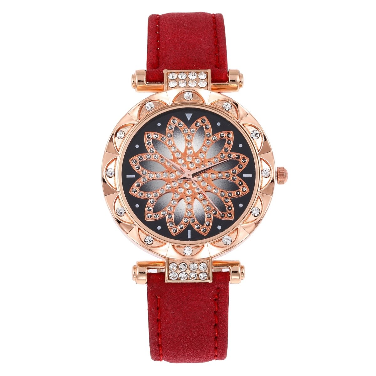 Watch Bracelet Ring Necklace Earrings Combination Gift Box - AmiraMart