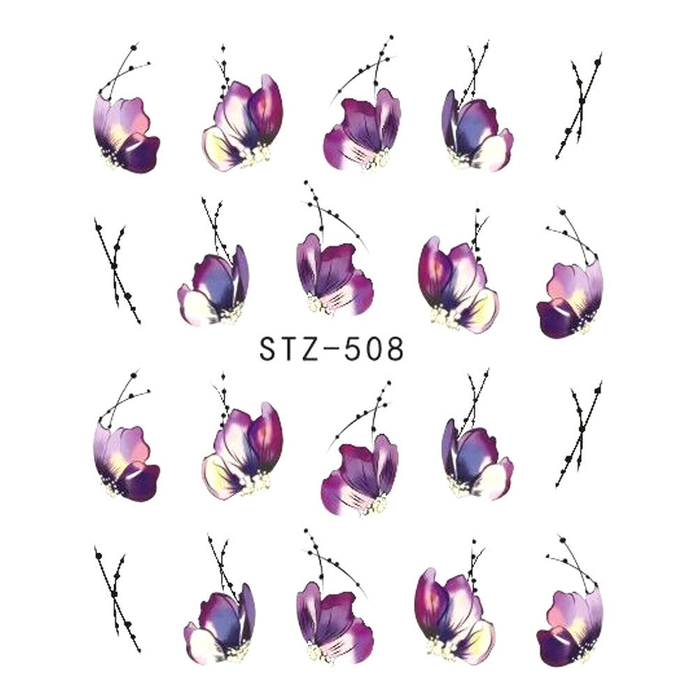 Water Transfer Decal Sliders for Nail Art Decoration - AmiraMart