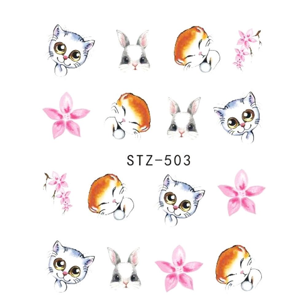Water Transfer Decal Sliders for Nail Art Decoration - AmiraMart