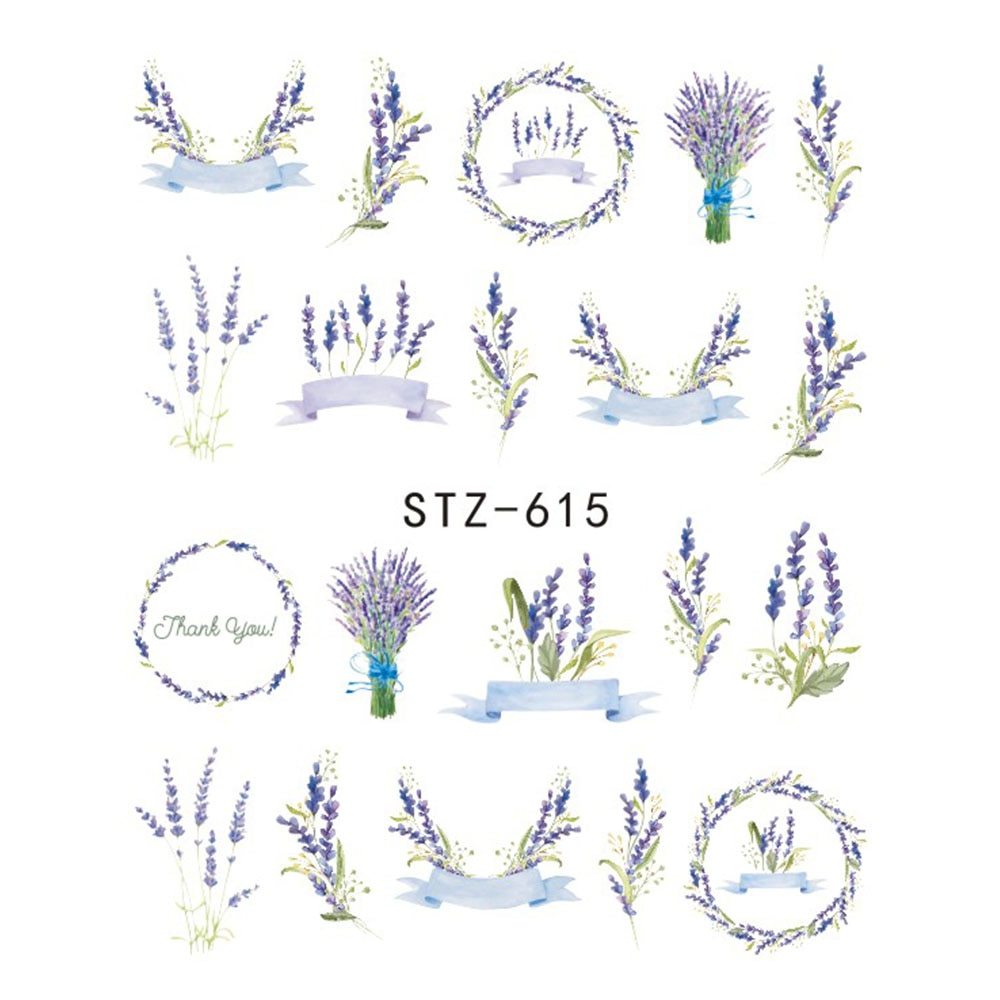 Water Transfer Decal Sliders for Nail Art Decoration - AmiraMart