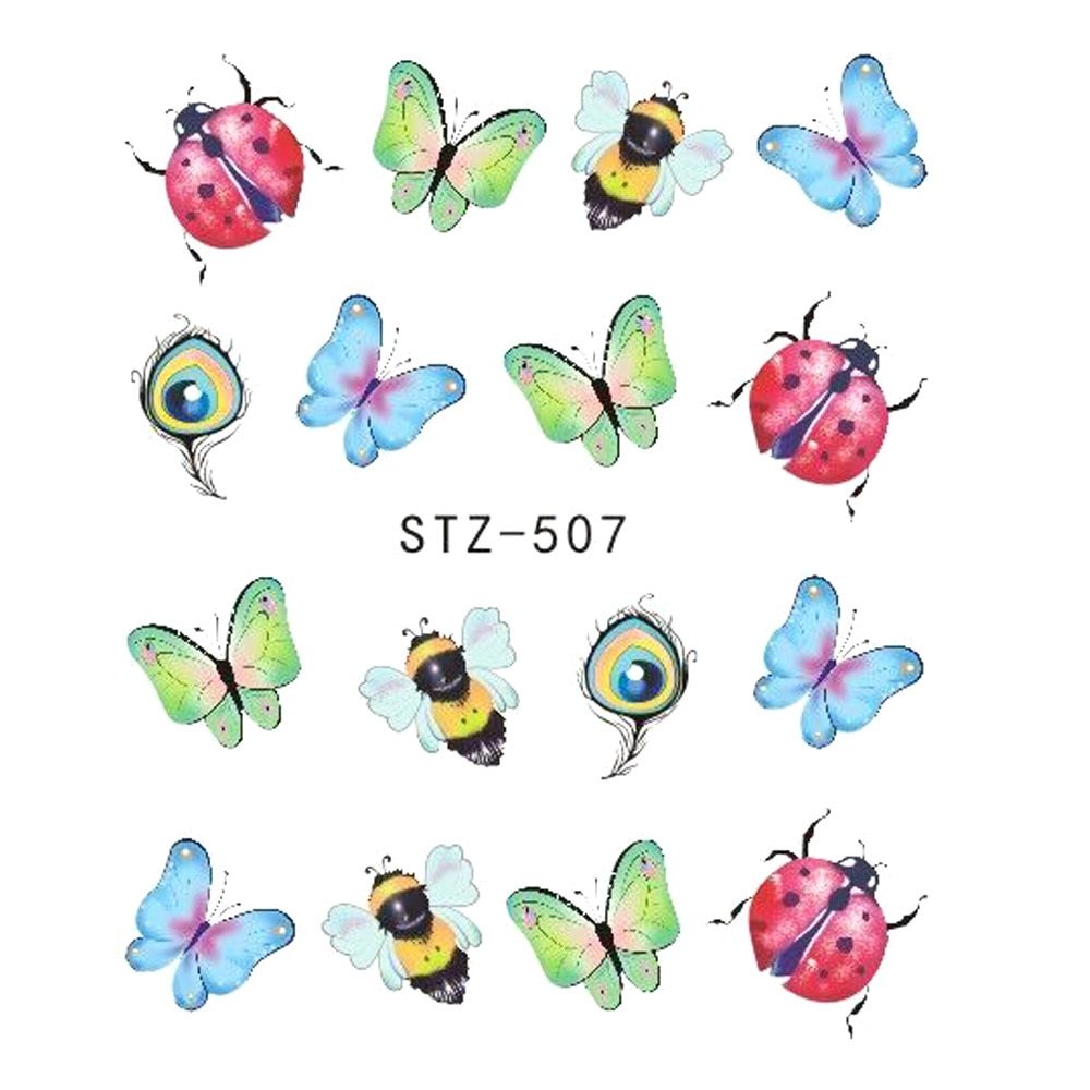Water Transfer Decal Sliders for Nail Art Decoration - AmiraMart