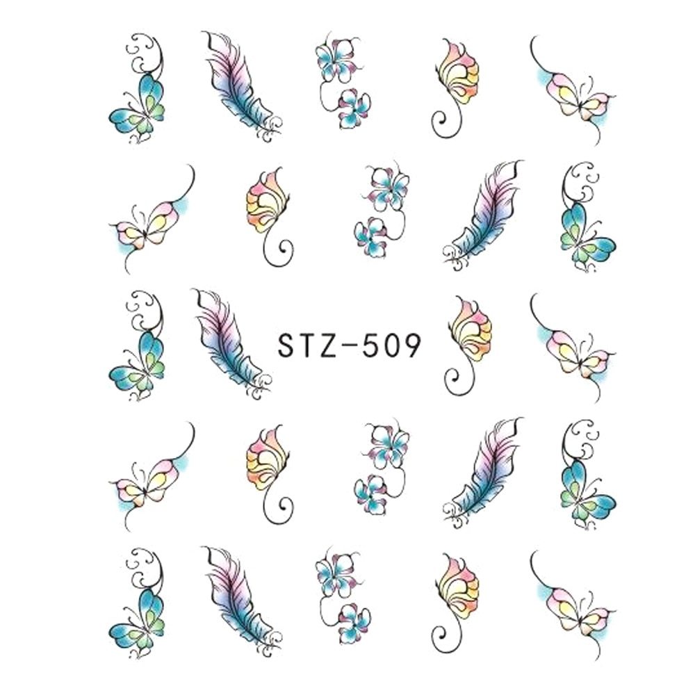 Water Transfer Decal Sliders for Nail Art Decoration - AmiraMart