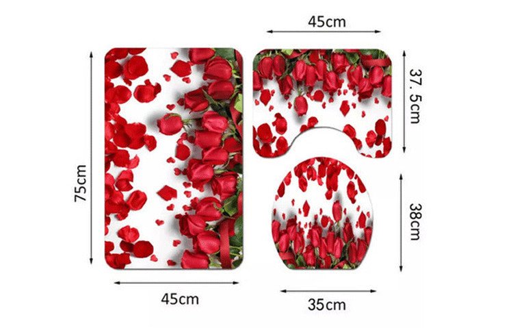 Waterproof Bath Curtain with Hook Sets - AmiraMart