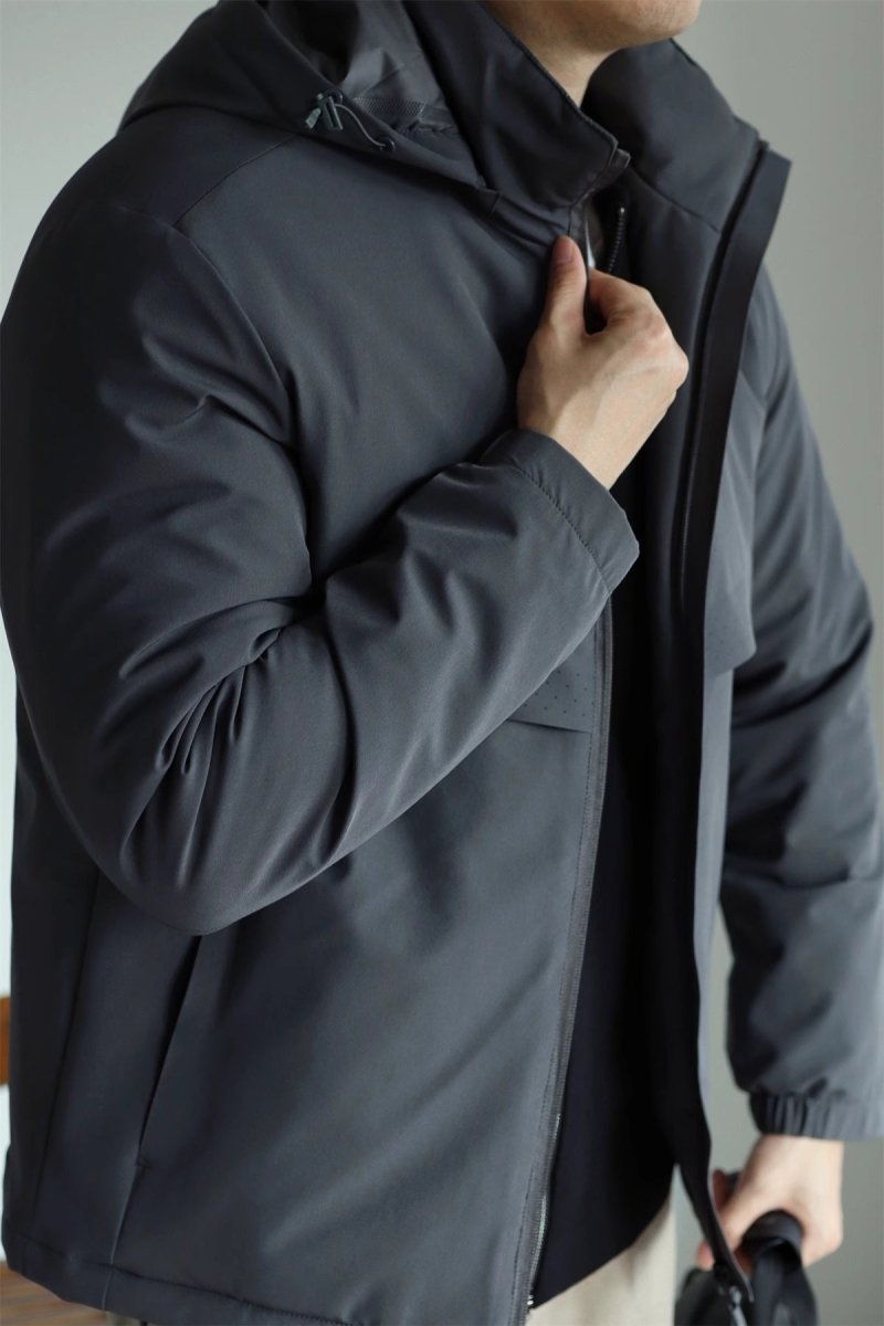 Windproof Tear - Resistant Outdoor Cotton Jacket - AmiraMart